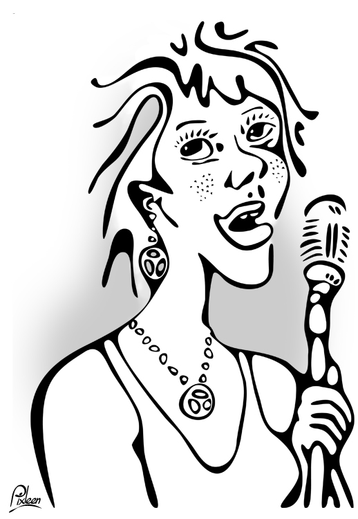 Anykiswing : chanteuse de jazz